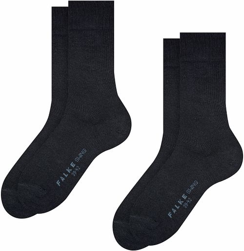 Falke Swing sokker 2-pak marineblå Product