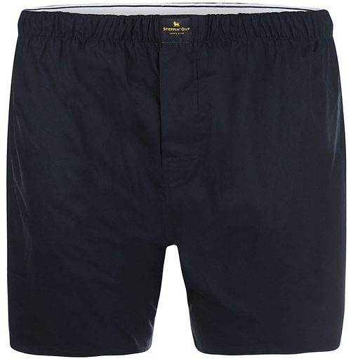 Steppin' Out Boxershorts Navy Poplin Product