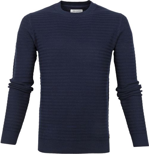 No Excess Pullover Rib Donkerblauw Product