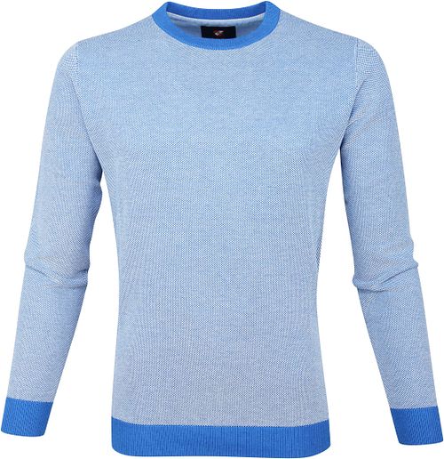 Pullover in cotone Suitable Thomas blu Product