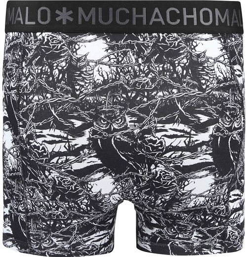 Muchachomalo Boxershorts 3-Pack Barbewire Owl Product / Achterkant