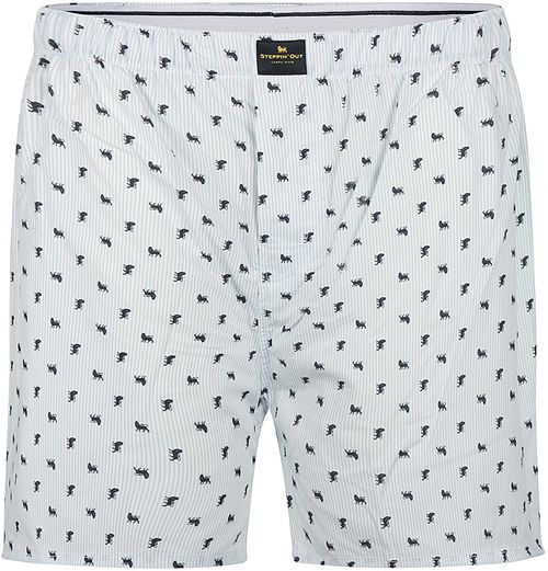 Steppin' Out boxershorts med tryck Ljusblå Product