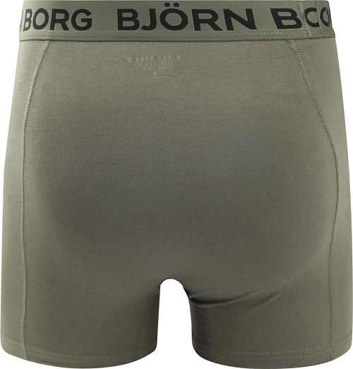 Björn Borg Bokser 3-Pack Stretch Grønn Product / Achterkant