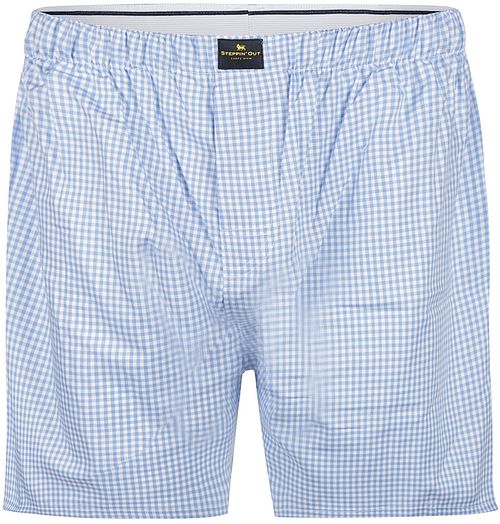 Steppin' Out Boxershort Kariert Hellblau Product