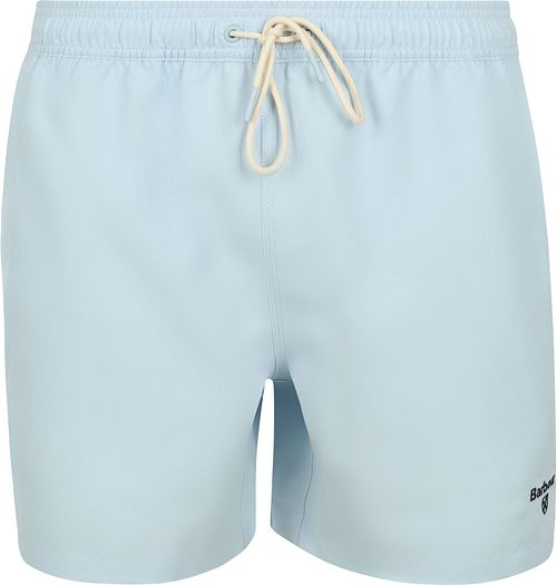 Barbour Zwemshort Logo Lichtblauw Product