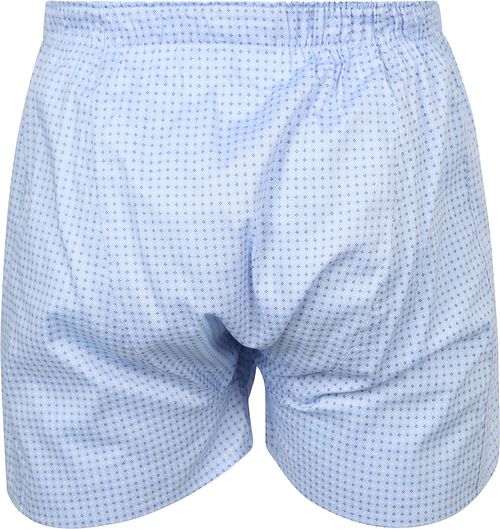 Steppin' Out Boxershorts Oxford Hellblau Product / Achterkant