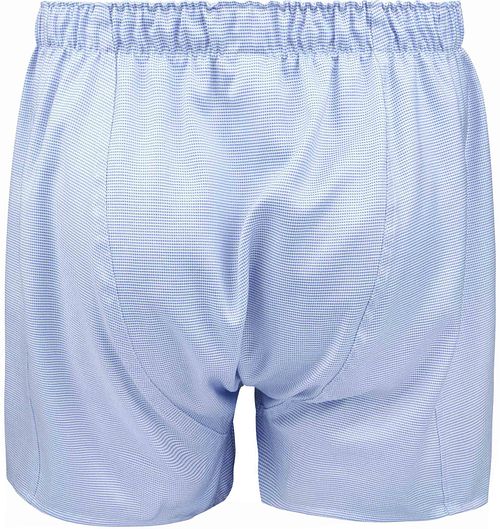 Steppin' Out Boxershort Dobby Print Bleu Product / Achterkant