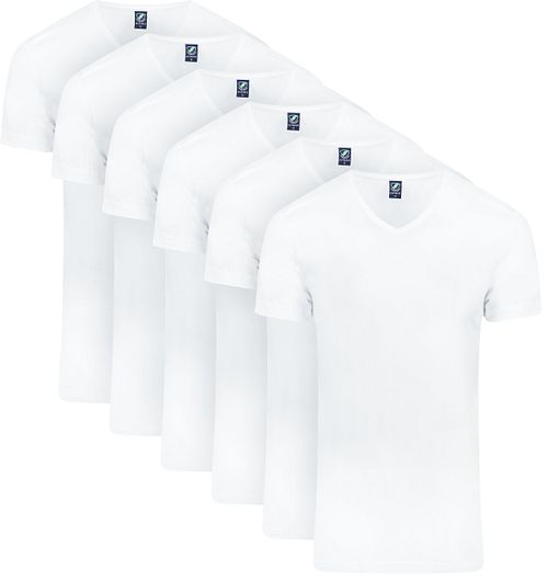 Suitable Vibambo T-Shirt con scollo a V bianco 6-pack Product