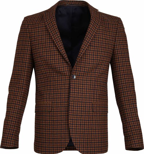 Americana Suitable Prestige Tollegno de mezcla de lana a cuadros Product