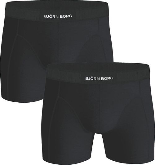 Bjorn Borg bóxers lisos negros (pack de 2) Product