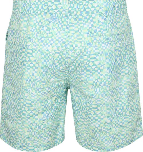 Kąpielówki Scotch & Soda w kolorze zielonym Product / Achterkant