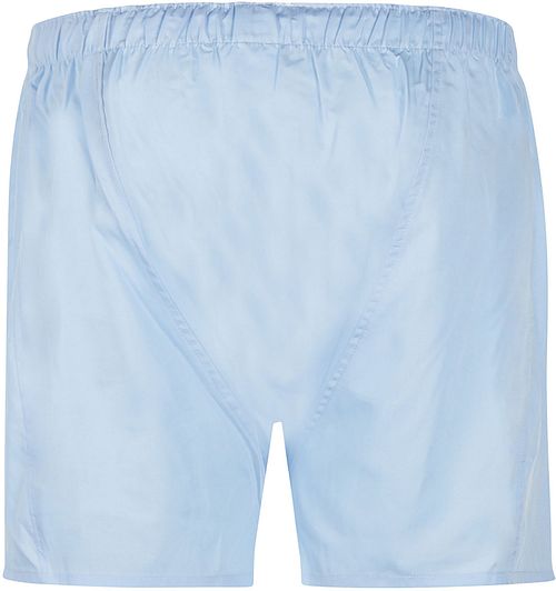 Steppin' Out Solid Poplin Light Blue Boxer Shorts Product / Achterkant