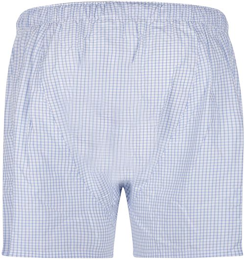 Bokserki Steppin' Out w kratę, jasnoniebieskie Product / Achterkant