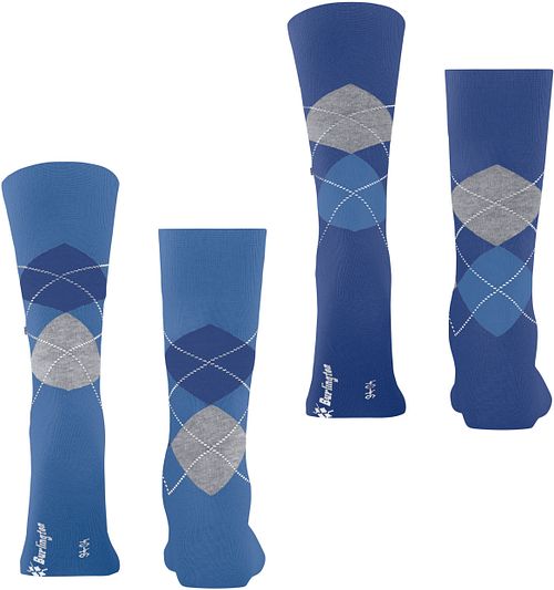 Burlington Alle 2 i en pakke i Mørkeblå 6337 Product / Achterkant