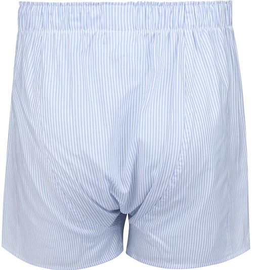 Steppin' Out Boxershort Striped Oxford Blau Product / Achterkant