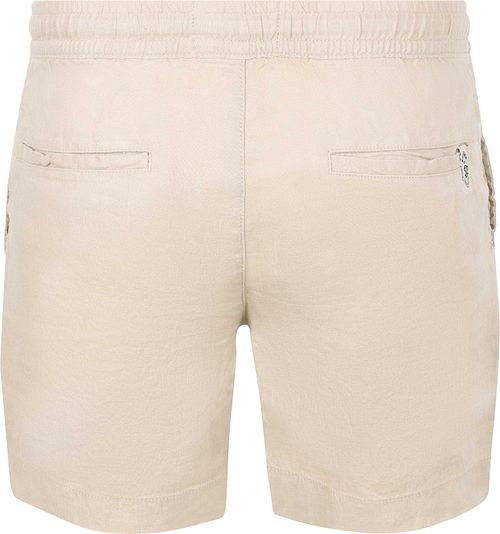 Superdry Linen Merchant Pantalones Cortos Sand Product / Achterkant