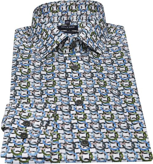 OLYMP Luxor MF Chemise Cercles Multicolore Product / Detail