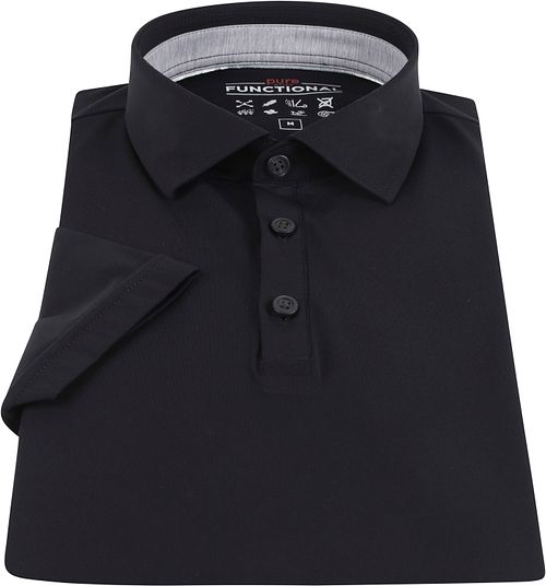 Pure Functional Polo Zwart Product / Detail