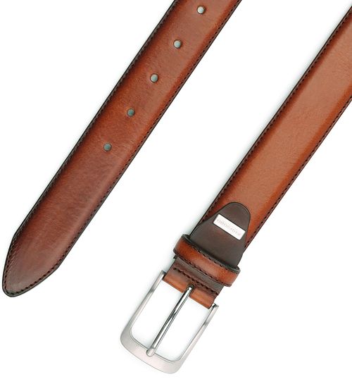 Profuomo Leren Riem Polish Cognac Product / Detail