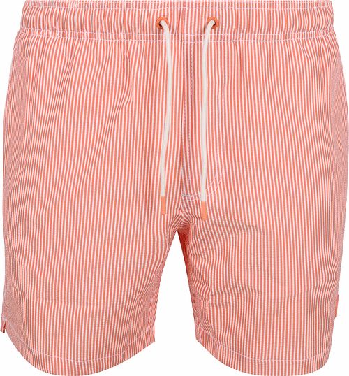 Shiwi Short de Bain Pete Seersucker Orange Stripe Product