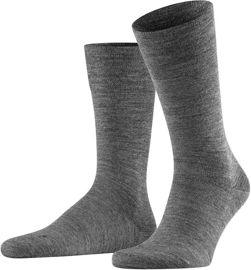 Falke Chaussettes Sensitives Berlin Mix Laine Anthracite Product