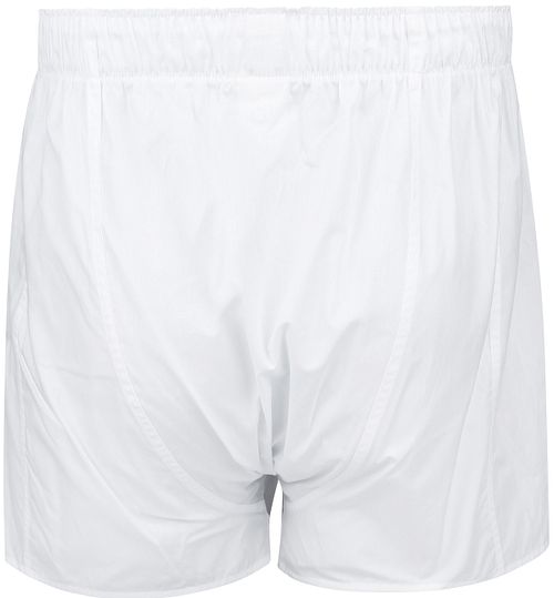 Steppin' Out Boxershort Solid Poplin Hvid Product / Achterkant