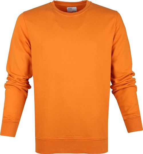 Colorful Standard sweter z bawełny organicznej w kolorze pomarańczowym Product