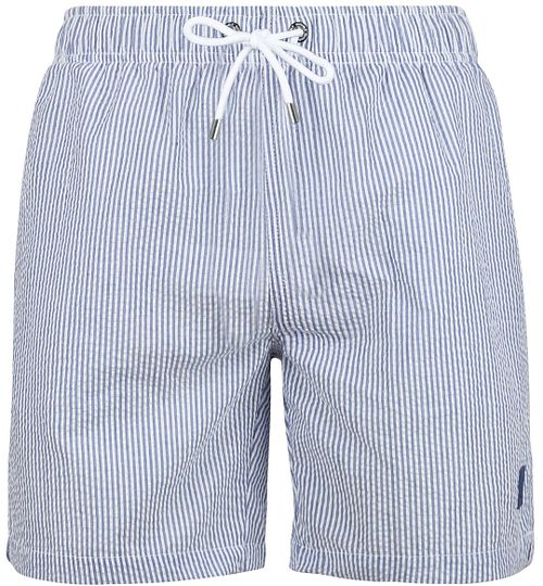 Suitable Zwembroek Stripe Seersucker Blauw Product