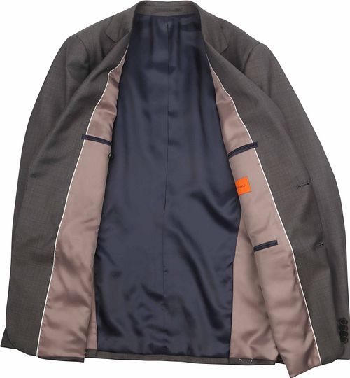 Wełniany garnitur Suitable Faux Uni w kolorze szarym Product