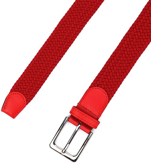 Geweven Riem Rood Product / Detail