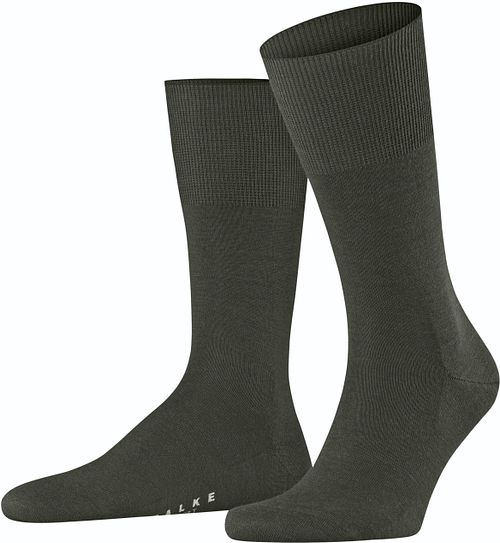 Falke Airport Sok Uldblanding 7155 Mørkegrøn Product