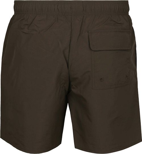 Lyle & Scott badeshorts ensfarvet olivengrøn Product / Achterkant