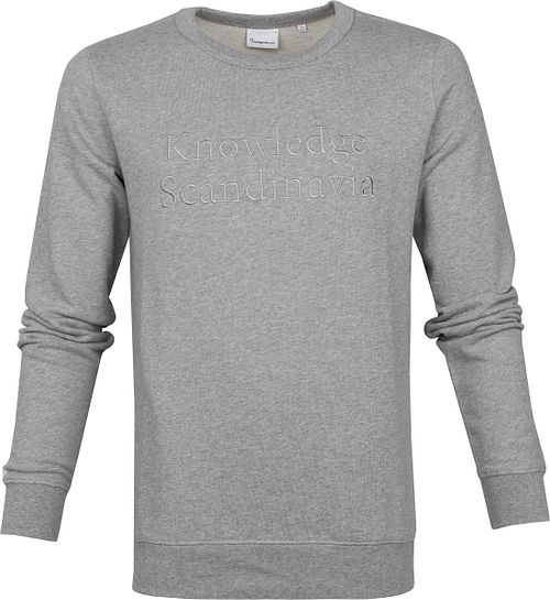KnowledgeCotton Apparel Trui Elm Grijs Product