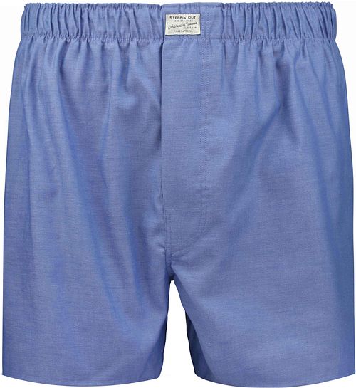Steppin' Out Boxershort Oxford Blauw Product