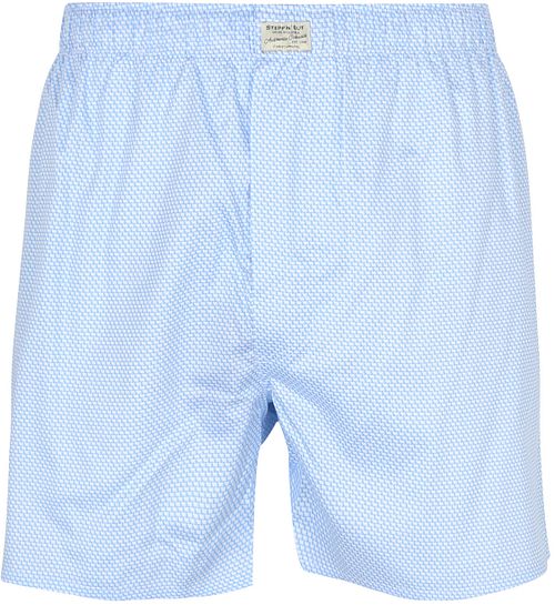 Steppin' Out Boxershorts med print i lyseblå Product