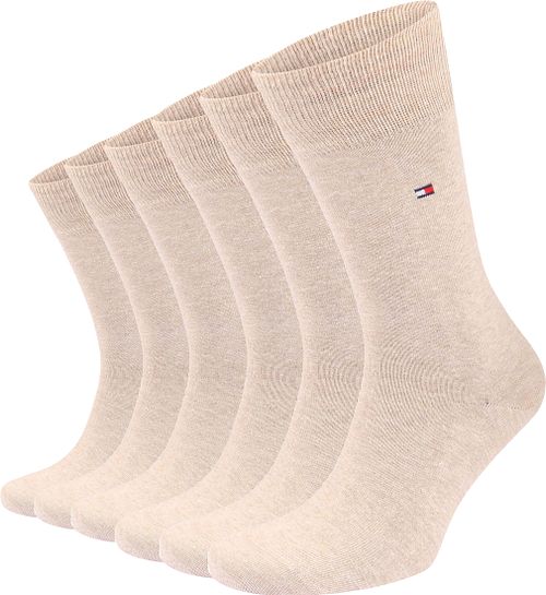 Tommy Hilfiger Klassiska 6-pack Strumpor Beige Product