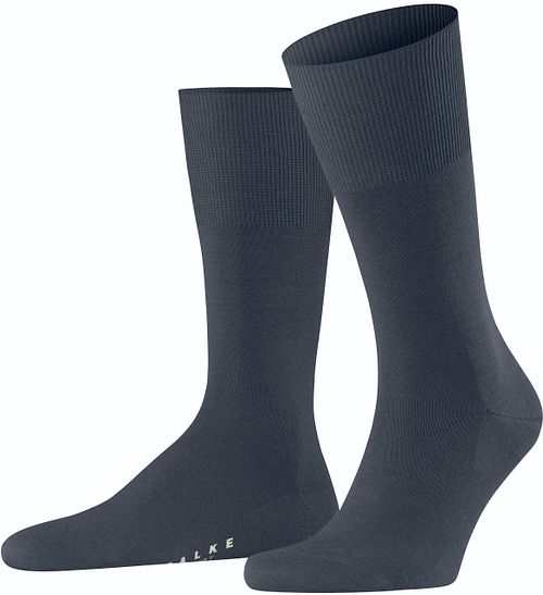 Falke Airport Sok Uldblanding 6688 Mørkeblå Product