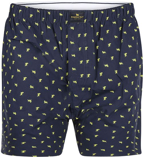 Steppin' Out Bokser Poplin-mønster Marineblå Product