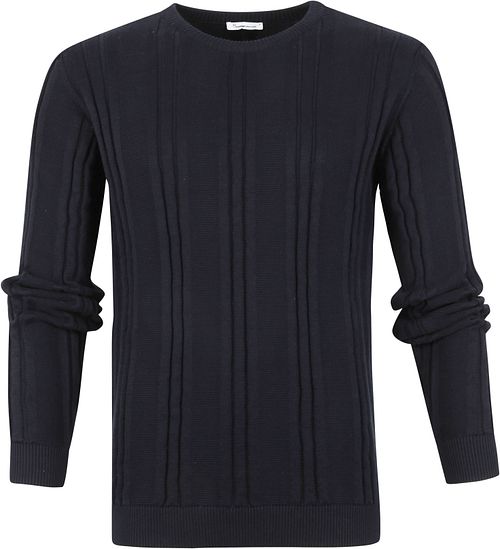 KnowledgeCotton Apparel trøje mørkeblå Product