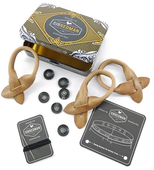 Sir Redman Suspenders Combo Pack Beige Product