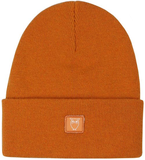 KnowledgeCotton Apparel Beanie Wool Orange