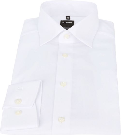 OLYMP Chemise Luxor Blanc Solid Product / Detail