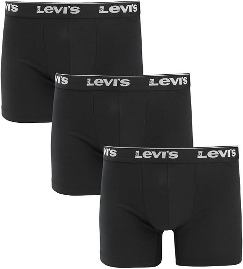 Levi's Boksershorts 3-pakning Ensfarget Svart Product