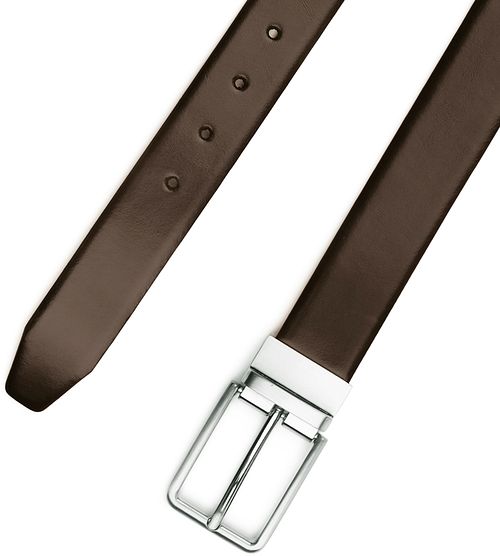 Profuomo Bælte Sort + Brun Product / Detail