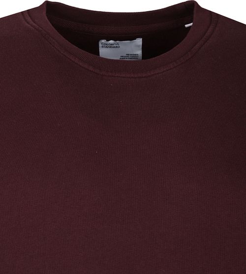 Colorful Standard Sweatshirt i økologisk bordeaux Product / Detail