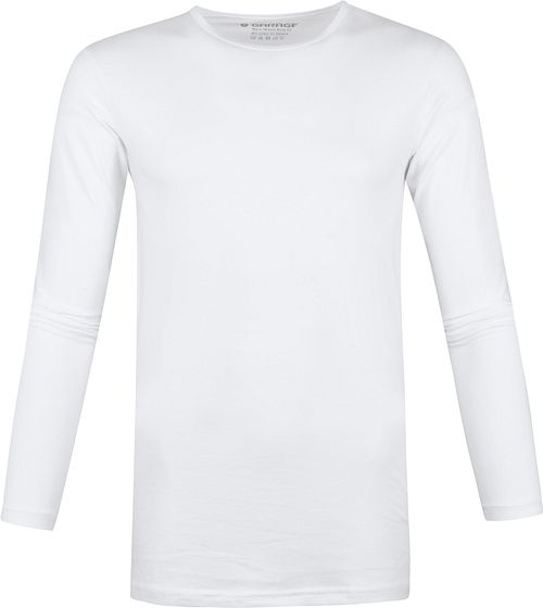 Garage Basic Langarm T-skjorte Stretch Hvit Product
