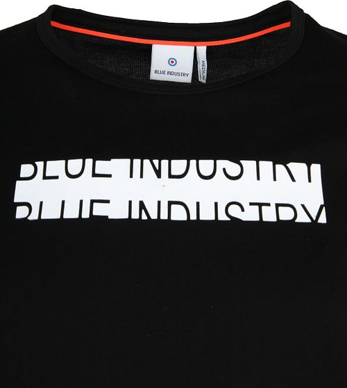 Blue Industry T-shirt med sort logo Product / Detail