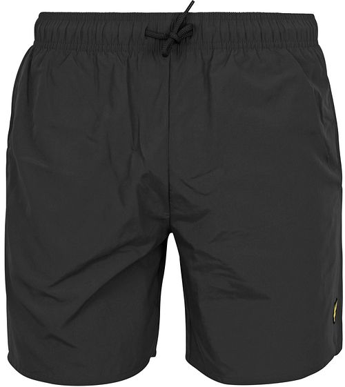 Lyle & Scott ensfarvede badebukser i sort Product