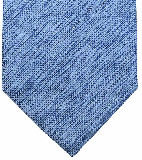 K81-2 100% Silk Tie mid Blue Delav