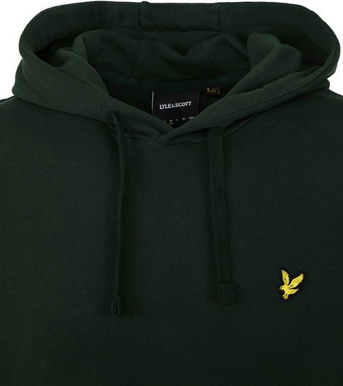 Lyle and Scott Hoodie Donkergroen Product / Detail